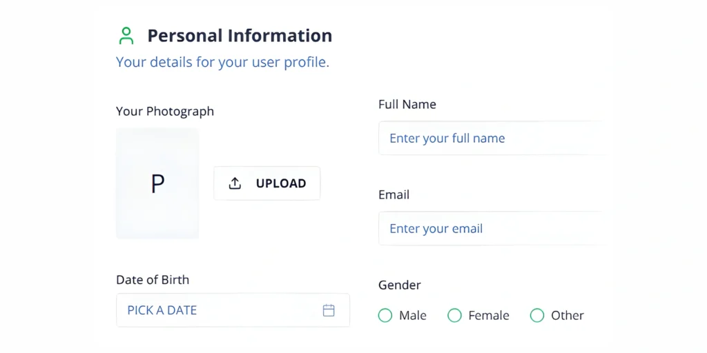 Add Your General Informations